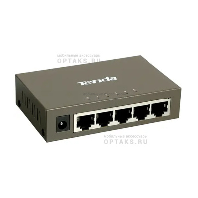 Коммутатор 5 портовый гигабитный неуправляемый TENDA TEG1005D   gigabit 10/100/1000Mbps 5 port gigabit ethernet switch (1/60)