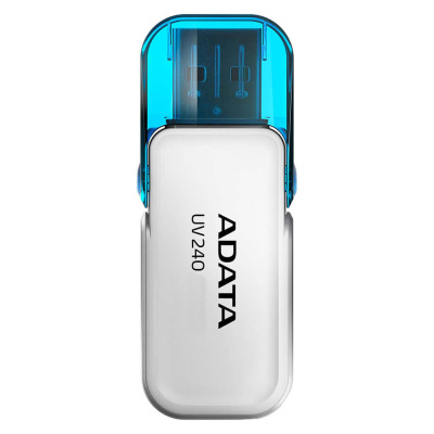 Флешка USB, 16 Гб ADATA  UV240  белый