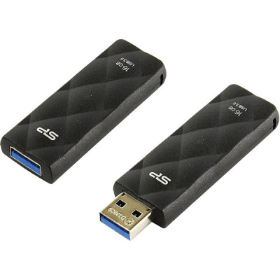 Флешка USB3.0 16 Гб Silicon Power  Blaze B20  чёрный
