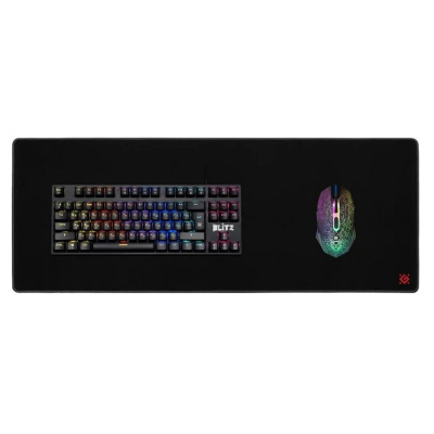 Коврик игровой для мыши, DEFENDER Black Ultra One 780*300*5 мм, ткань+резина (1/20)