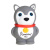 Флешка USB, 16 Гб Smartbuy Wild series Собака серая Флешка USB, 16 Гб Smartbuy Wild series Собака серая