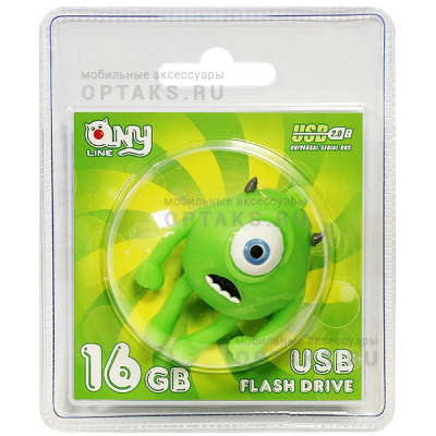 Флешка USB, 16 Гб ANYline  MONSTER  (пэт блистер)