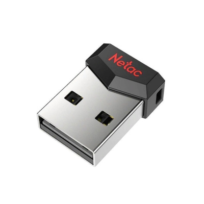 Флешка USB, 16 Гб Netac UM81 чёрный металл