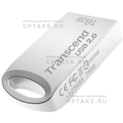 Флешка USB 16 Гб Transcend  JetFlash 510S  серебро