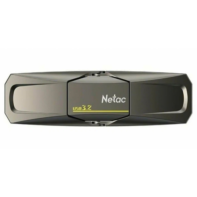USB 3.2  128GB  Netac  US5  (USB 3.0/3.2 + Type C)  чёрный