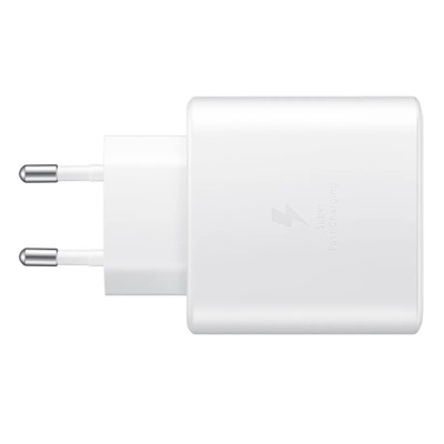 Сетевое зарядное устройство Samsung 45W PD Adapter (Качество AAA) белый, в коробке
