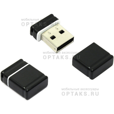 Флешка USB 16 Гб Qumo  Nano  чёрный