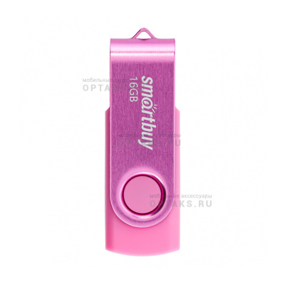 Флешка USB, 16 Гб Smartbuy  Twist  розовый