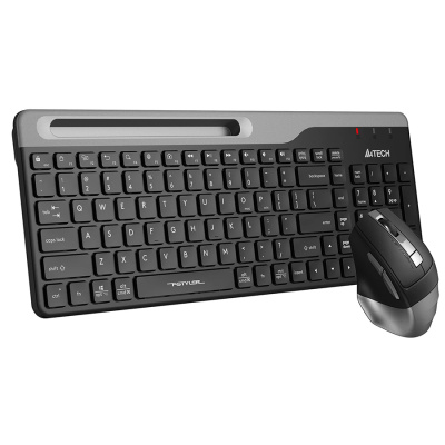 Комплект беспроводной Клавиатура + Мышь A4TECH Fstyler FB2535C клав:черный/серый мышь:черный/серый USB Bluetooth/Радио slim