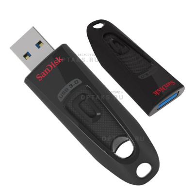 Флешка USB3.0 16 Гб SanDisk  Ultra  чёрный