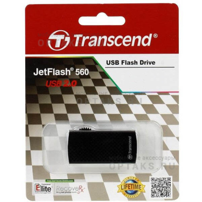 Флешка USB, 16 Гб Transcend  JetFlash 560  металл