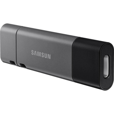Флешка USB3.1 128 Гб Samsung  Duo Plus  USB Type A + USB Type C  серый