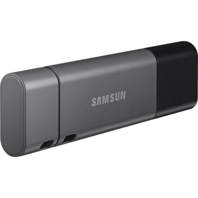 Флешка USB3.1 128 Гб Samsung  Duo Plus  USB Type A + USB Type C  серый