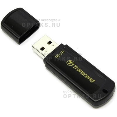 Флешка USB 16 Гб Transcend  JetFlash 350  чёрный