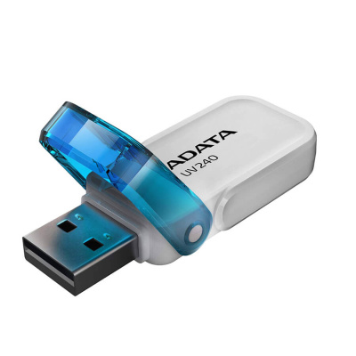 Флешка USB, 16 Гб ADATA  UV240  белый