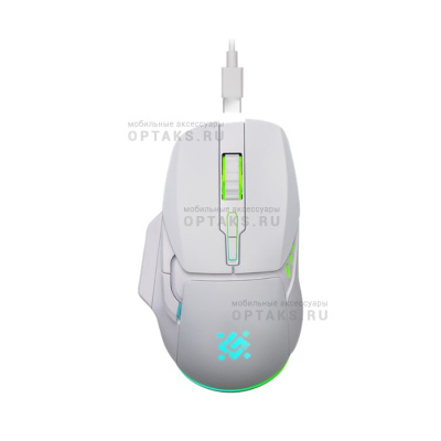 Мышь игровая, беспроводная DEFENDER Stix GM-009, 7кнопок,3200dpi,500мАч, белый (1/60)