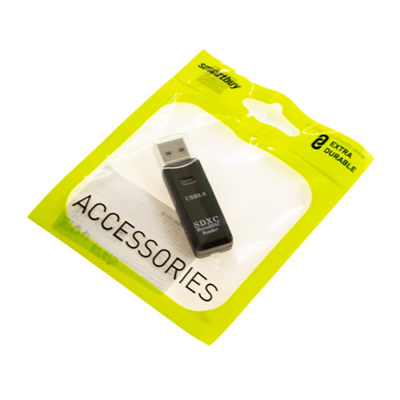 Картридер USB 3.0 SD/MicroSD SBR-750-B (1/100)