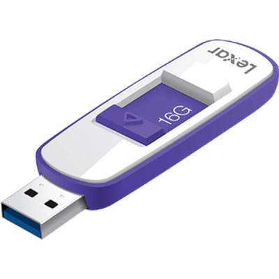 Флешка USB3.0 16 Гб Lexar  JumpDrive S75  белый/фиолетовый