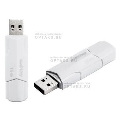 Флешка USB3.1 16 Гб Smartbuy  Clue  белый