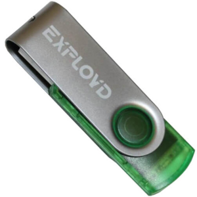 Флешка USB, 16 Гб Exployd  530  зелёный
