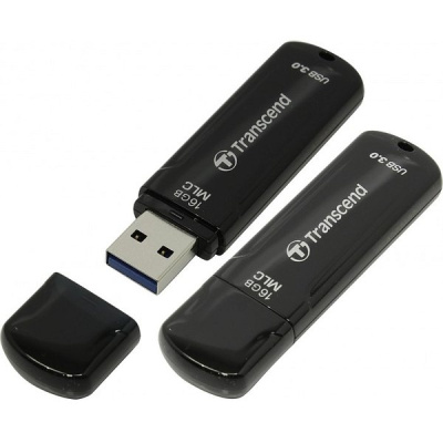 Флешка USB3.0 16 Гб Transcend  JetFlash 750  чёрный
