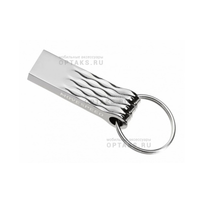 Флешка USB, 16 Гб Move Speed  YSUSY  металл  серый