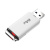 Флешка USB, 16 Гб Netac U185 с LED индикатором, белый Флешка USB, 16 Гб Netac U185 с LED индикатором, белый
