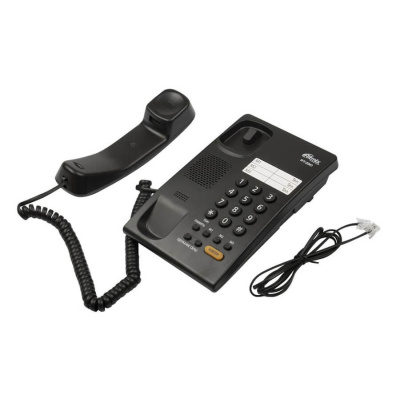 Стационарный телефон, RITMIX RT-330, чёрный (1/20)