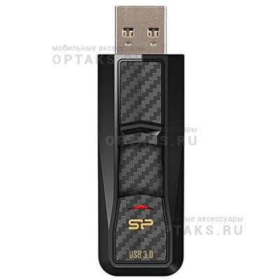 Флешка USB3.0 16 Гб Silicon Power  Blaze B50  чёрный