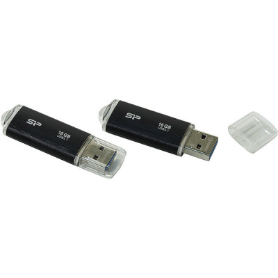 Флешка USB3.0 16 Гб Silicon Power  Blaze B02  чёрный