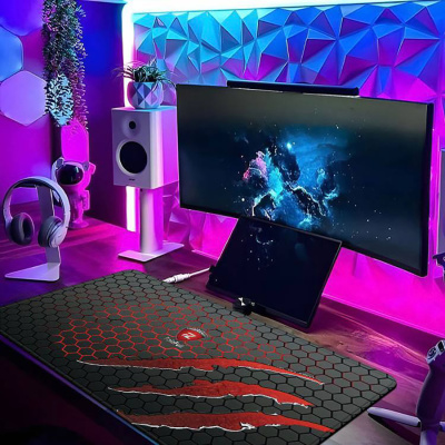 Игровой коврик для стола FaizFull. PAD98 Соты, 90*40cm