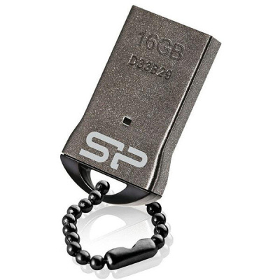 Флешка USB, 16 Гб Silicon Power  Touch T01  черный