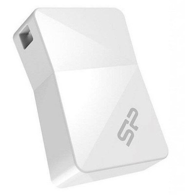 Флешка USB, 16 Гб Silicon Power  Touch T08  белый