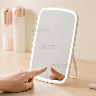 Зеркало настольное XIAOMI Jordan&Judy Tri-color LED Makeup Mirror, NV505, white