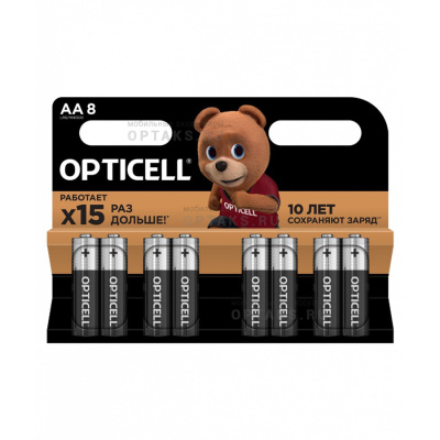 Элемент питания OPTICELL BASIC LR6 BL8 (8/96)