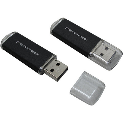 Флешка USB, 16 Гб Silicon Power  Ultima II  чёрный