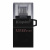 Флешка USB3.0 128 Гб Kingston  DataTraveler  microDuo3 G2  (USB 3.0/3.2 + microUSB)  чёрный