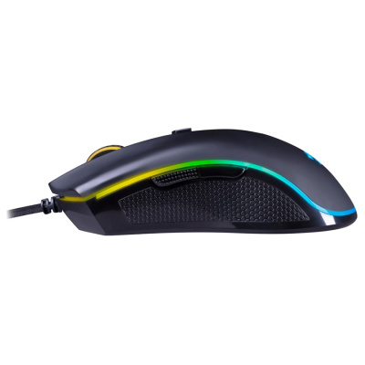 Мышь проводная игровая REDRAGON Cypher черн,RGB,6кн,12800dpi (1/60)