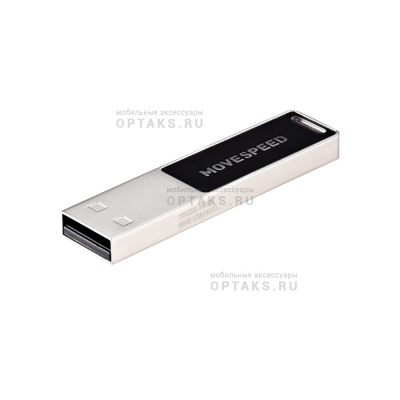 Флешка USB, 16 Гб Move Speed  YSUSS  металл  серебро (с подсветкой)