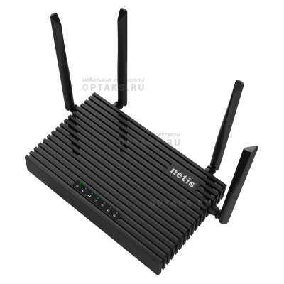 Mesh-роутер NETIS N6 с поддержкой Wi-Fi 6, портом USB 3.0, черный (1/10)