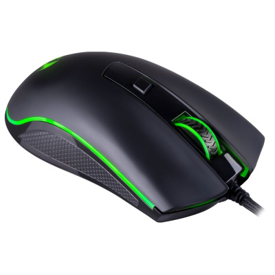 Мышь проводная игровая REDRAGON Cypher черн,RGB,6кн,12800dpi (1/60)