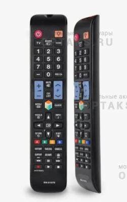Пульт д/у для телевизоров Samsung (D1078+) с подсветкой кнопок в полиэтиленовой упаковке