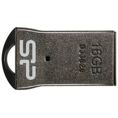 Флешка USB, 16 Гб Silicon Power  Touch T01  черный