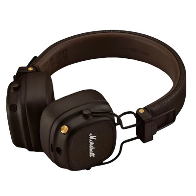 Наушники беспроводные накладные Marshall Major V (Premium 1:1 качество), коричневые, в коробке