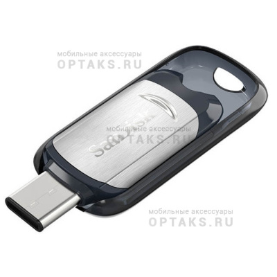 Флешка USB3.1 128 Гб SanDisk  Ultra USB Type-C, чёрный