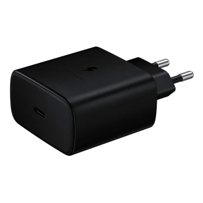 Сетевое зарядное устройство Samsung 45W PD Adapter (Качество AAA) черный, в коробке