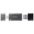 Флешка USB3.1 128 Гб Samsung  Duo Plus  USB Type A + USB Type C  серый