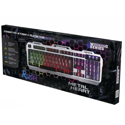 Клавиатура игровая, Smartbuy RUSH 354, USB, черная, мультимедийная