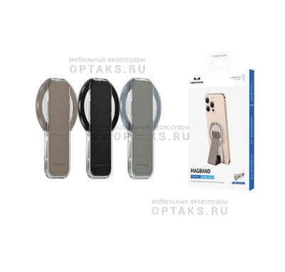Магнитная подставка для телефона KEEPHONE MAGBAND CR-108 Titanium Grey