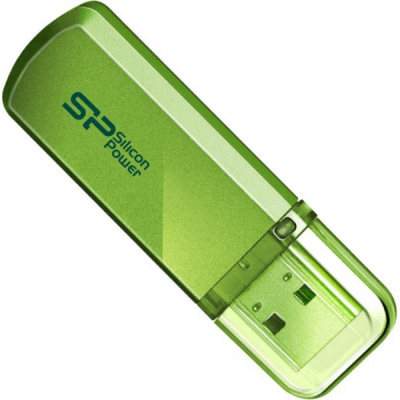 Флешка USB, 16 Гб Silicon Power  Helios 101  зеленый